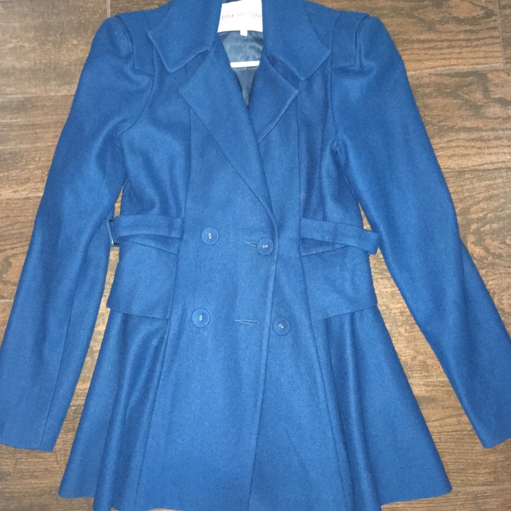 Pink Martini Teal Pea Coat - Women’s Small